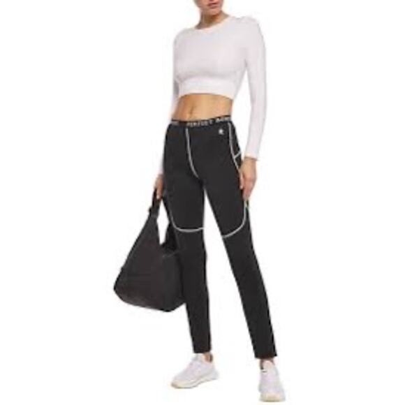 Perfect Moment Polartec Thermal Ski Leggings Black Size Large Winter Base Layer - Picture 1 of 9